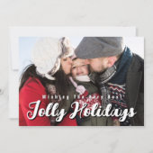 Cartes Pour Fêtes Annuelles 4 Photo Collage Noël (Devant)