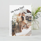 Cartes Pour Fêtes Annuelles 4 Photo oh Quel Noël Amusant (Debout devant)