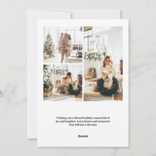 Cartes Pour Fêtes Annuelles 4 Photo oh Quel Noël Amusant (Dos)