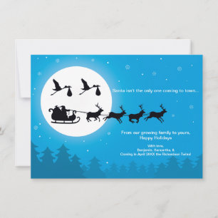 Cartes Pour Fêtes Annuelles 4x6 TWINS Grossesse de Noël Faire-part- Ville