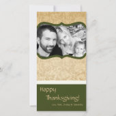 Cartes Pour Fêtes Annuelles 4x8 Autumn Tree Folio PHOTO Thanksgiving Card (Devant)