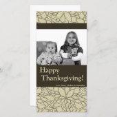 Cartes Pour Fêtes Annuelles 4x8 Autumn Tree Folio PHOTO Thanksgiving Card (Devant / Derrière)