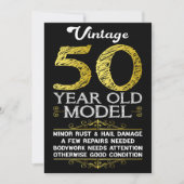 Cartes Pour Fêtes Annuelles 50e anniversaire (Devant)