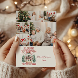 Cartes Pour Fêtes Annuelles 5 Photo Rose Casse-Noisette Noël Monde de Rêve Glo