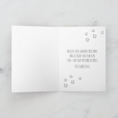 Cartes Pour Fêtes Annuelles 5x7 Qu'il neige et que le temps passe (Intérieur)