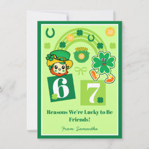 Cartes Pour Fêtes Annuelles 67 raisons pour lesquelles nous sommes des amis ch