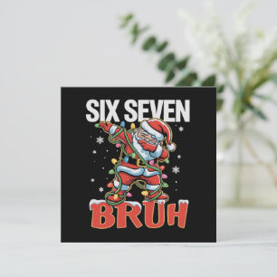 Cartes Pour Fêtes Annuelles 67 Six Seven Burh Père Noël Dab Noël 6 7 Meme