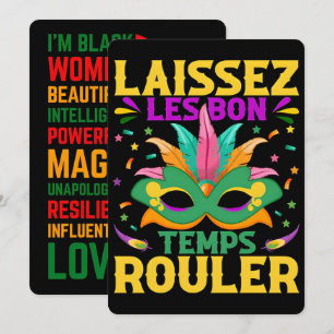 Cartes Pour Fêtes Annuelles 67 Six Seven Mardi-Gras Histoire des Noirs 2026
