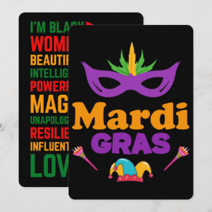 Cartes Pour Fêtes Annuelles 67 Six Seven Mardi-Gras Histoire des Noirs 2026