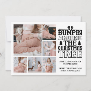 Cartes Pour Fêtes Annuelles 6 Annonce de grossesse sous forme d'arbre de Noël