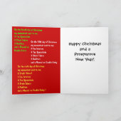 Cartes Pour Fêtes Annuelles 6 jours comptables de Noël Comptable amusant (Intérieur)