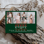Cartes Pour Fêtes Annuelles 6 Photo Baby Nous attendons l'annonce de grossesse<br><div class="desc">Célébrez vos nouvelles joyeuses avec notre Multi Photo Christmas Pregnancy Card Faire-part. Cette carte festive comporte plusieurs emplacements photo, vous permettant de partager une série de moments chéris et de mettre en valeur vos nouvelles excitantes dans le style. Le design intègre des éléments de Noël tels que des ornements, des...</div>