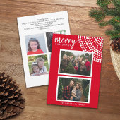 Cartes Pour Fêtes Annuelles 6 photo - Christmas Script and Dots