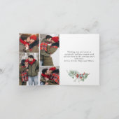 Cartes Pour Fêtes Annuelles 6 PHOTO Moderne Joyeux Noël Salutation (Intérieur)