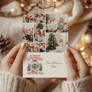 Cartes Pour Fêtes Annuelles 6 Photo Pink Nutcracker Christmas Wonderland Gloss