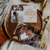 Cartes Pour Fêtes Annuelles 6 photos Gold Parties scintillant First Christmas