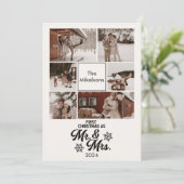 Cartes Pour Fêtes Annuelles 6 Photos Premier Noël comme M. et Mme (Debout devant)