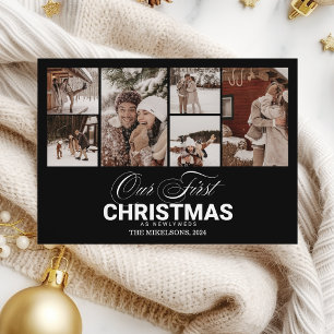Cartes Pour Fêtes Annuelles 6 photos Premier Noël comme mariés
