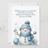 Cartes Pour Fêtes Annuelles 6 Photos Premier Noël Ensemble (Dos)