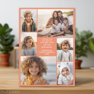 Cartes Pour Fêtes Annuelles 6 Photos - Souvenirs de réunion de famille