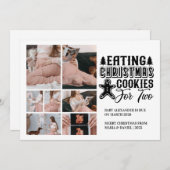 Cartes Pour Fêtes Annuelles 7 Cookies de Noël photo pour 2 Grossesse (Devant / Derrière)