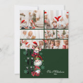 Cartes Pour Fêtes Annuelles 7 Photo Retro Père Noël & Amis Noël (Devant)