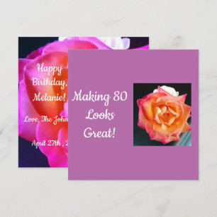Cartes Pour Fêtes Annuelles 80 Citation Humour Une Rose Photo
