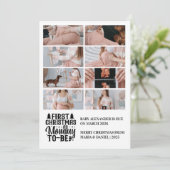 Cartes Pour Fêtes Annuelles 8 Photo Mommy to be Christmas Pregancy (Debout devant)