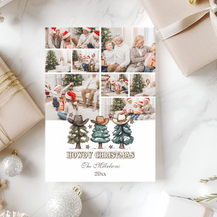 Cartes Pour Fêtes Annuelles 8 photo Western Noël Howdy