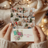 Cartes Pour Fêtes Annuelles 8 Photo Whimssical Ho Ho Famille de Noël