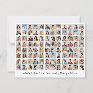 Cartes Pour Fêtes Annuelles 96 Collage Photo Ajoutez votre propre message