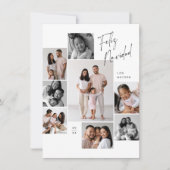 Cartes Pour Fêtes Annuelles 9 Photo Collage Feliz Navidad Noël espagnol (Devant)