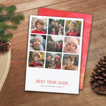 9 Photo Meilleure Année Ever HYN Noël Minimal roug