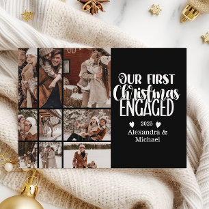 Cartes Pour Fêtes Annuelles 9 Photo Minimaliste Premier Noël Fiancé