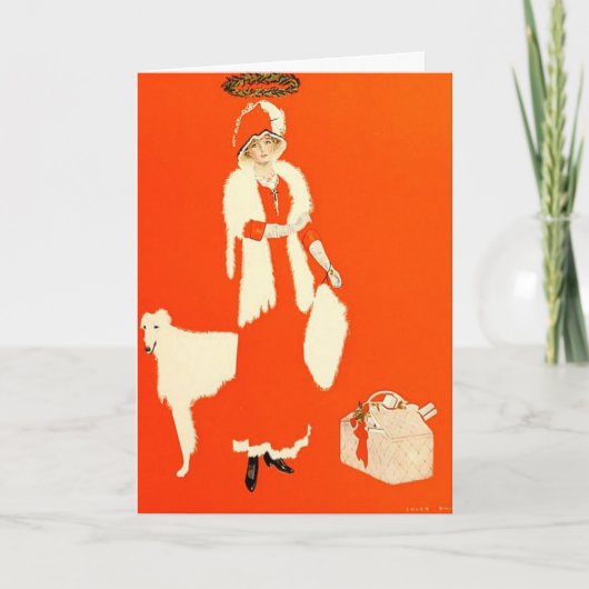 Cartes Pour Fêtes Annuelles A 1911 Coles Phillips Xmas Illustration (Devant)