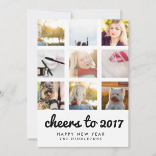 Cartes Pour Fêtes Annuelles À 2017 Instagram Neuf Photos nouvel an