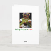 Cartes Pour Fêtes Annuelles A Beary Merry (Dos)