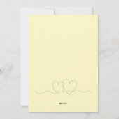 Cartes Pour Fêtes Annuelles A card in soft yellow for best friends ever (Dos)