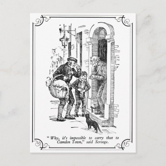 Cartes Pour Fêtes Annuelles A Christmas Carol : Pourquoi, C'est Impossible (Devant)