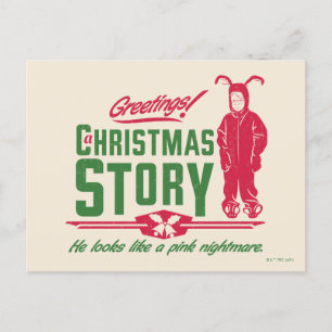 Cartes Pour Fêtes Annuelles A Christmas Story   Il ressemble à un cauchemar ro