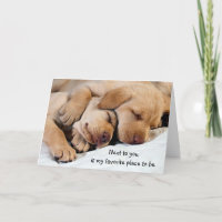 À côté de vous-Mon endroit préféré l chiot amour