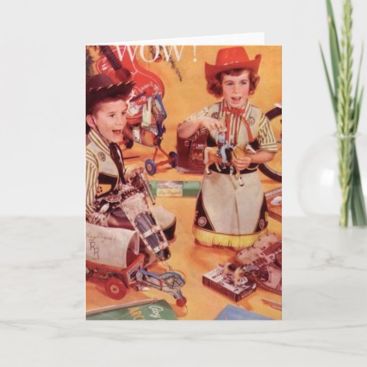 Cartes Pour Fêtes Annuelles A Cowboy Christmas (Devant)