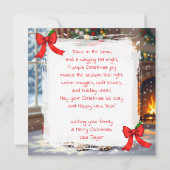 Cartes Pour Fêtes Annuelles A Cute Poodle Christmas Personalized (Dos)