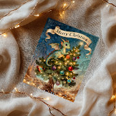 Cartes Pour Fêtes Annuelles A Dragon’s Christmas Eve