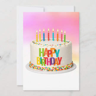 Cartes Pour Fêtes Annuelles A Festive Birthday Cake