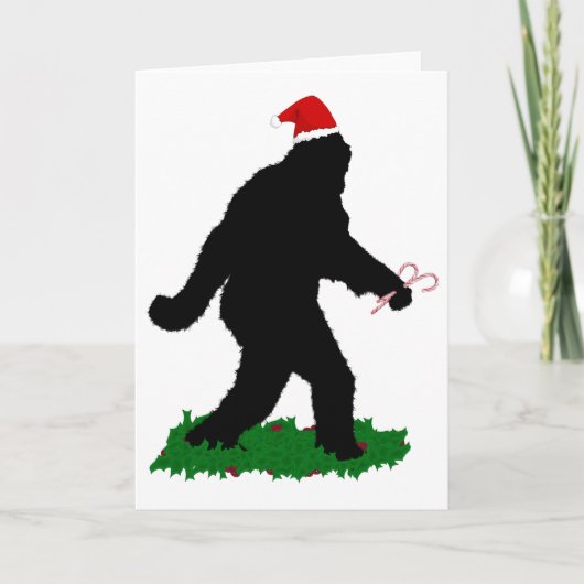 Cartes Pour Fêtes Annuelles A fêté Noël, Gone Squatchin' (Devant)