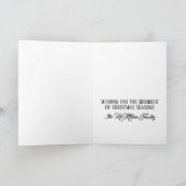 Cartes Pour Fêtes Annuelles A Flock of Festive Wishes Christmas Flamingos (Intérieur)