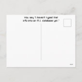 Cartes Pour Fêtes Annuelles A.I. Pouvoir Essentiel Des Bases De Données Intell (Dos)