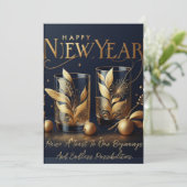 Cartes Pour Fêtes Annuelles À la nouvelle année ! (Debout devant)