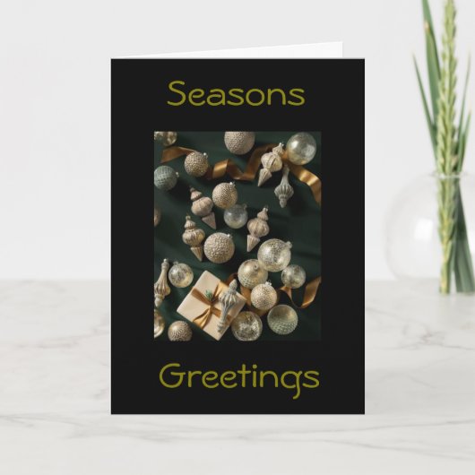 CARTES POUR FÊTES ANNUELLES À MA **BOSS** CETTE SAISON DE NOËL (Devant)